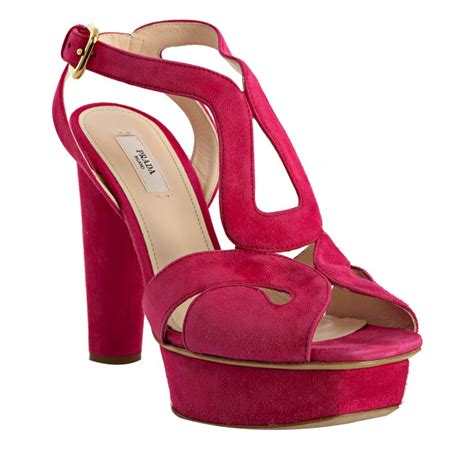 prada sandal peony|pink prada shoes.